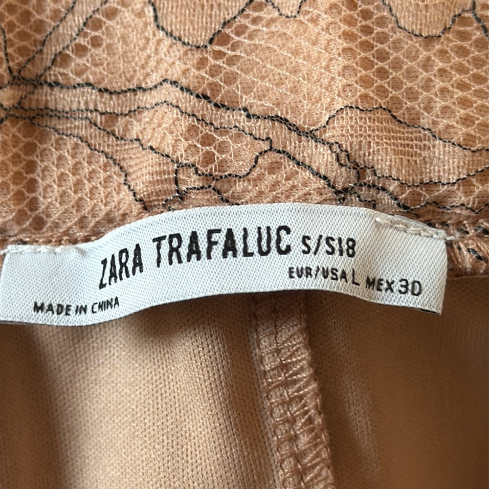 Zara Lace Tiered Maxi Length Skirt in Light Pink - Picture 5 of 7